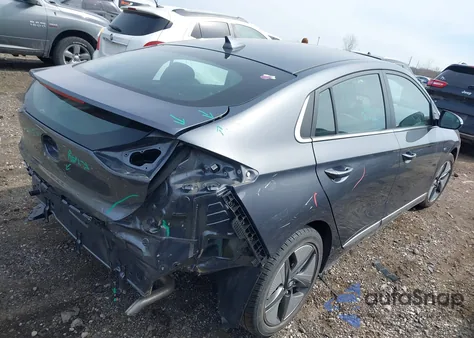 2020 Hyundai Ioniq Hybrid Sel z USA, uszkodzony, nr VIN KMHC85LC4LU207699